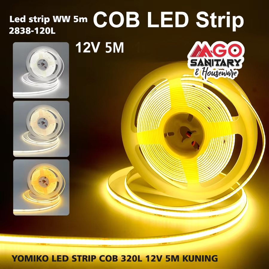 YOMIKO LED STRIP COB 320L/LED STRIP COB/LAMPU COB/LAMPU DEKORASI