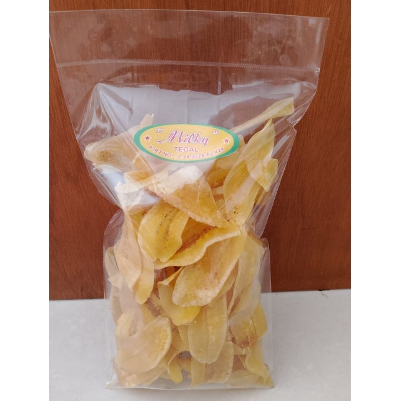 

Kripik pisang milky rasa original