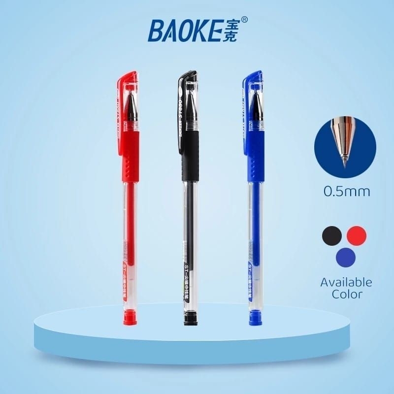 

BAOKE Pulpen Gel Pena Gel Pen ST880 0.5mm 1 Pcs