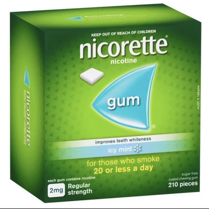 

Nicorette Gum Icy Mint Regular Strength