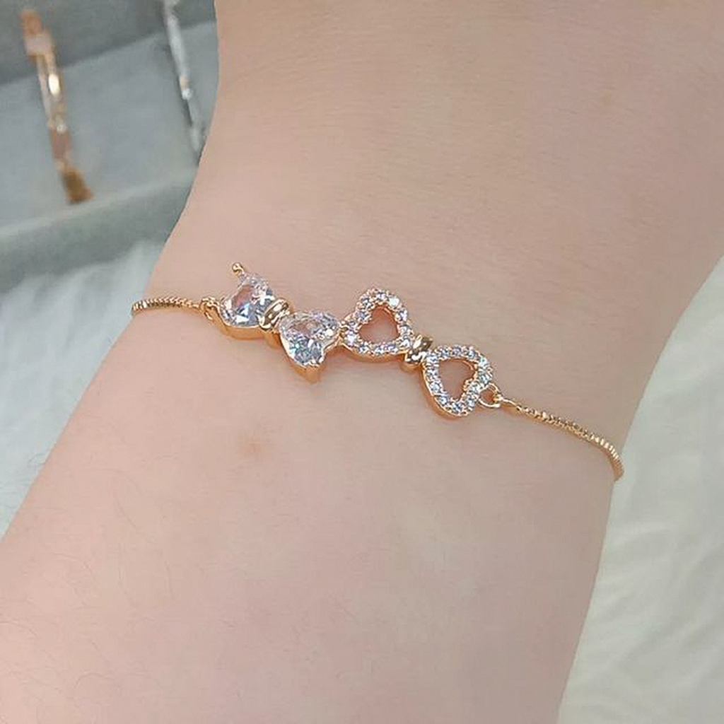 La Vienne - Salja Silver - Gelang Serut Aksesoris Perhiasan Titanium Wanita Mewah