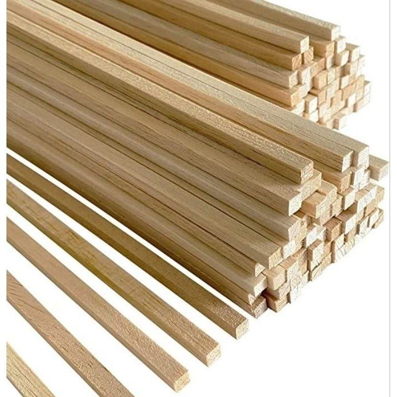 kayu spanram  1x1 kayu kecil kayu lukisan kayu kandang burung kayu kerjinan