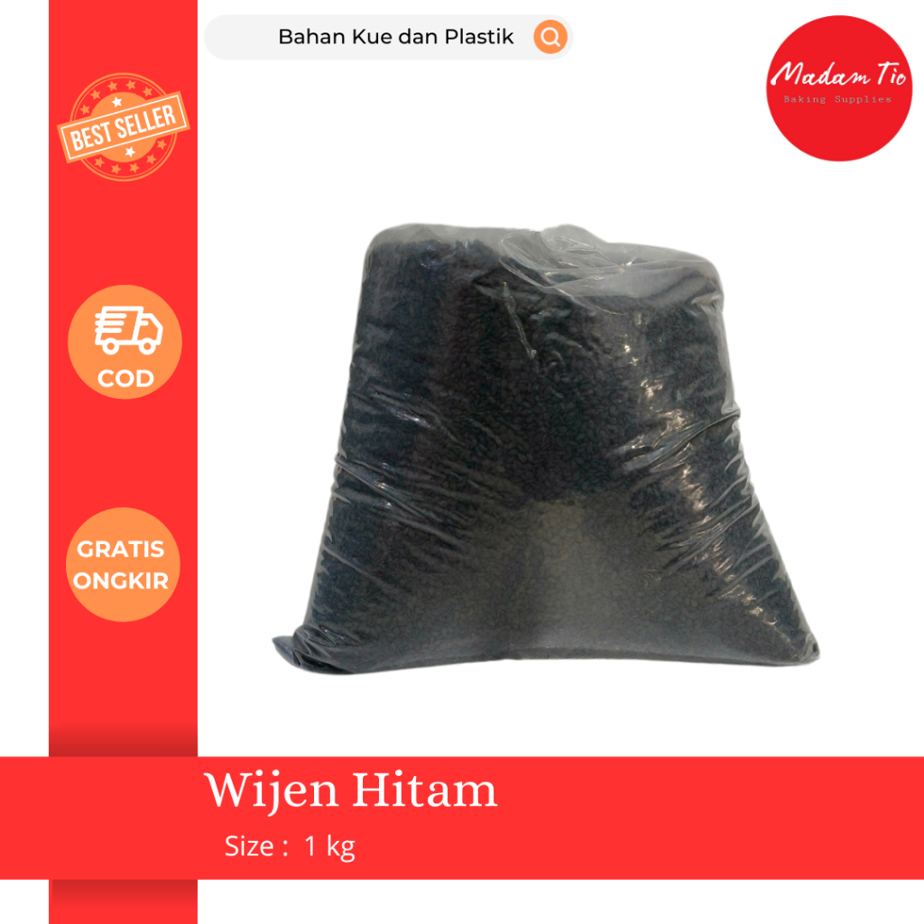 

Wijen Hitam 1Kg Repack 1Pcs