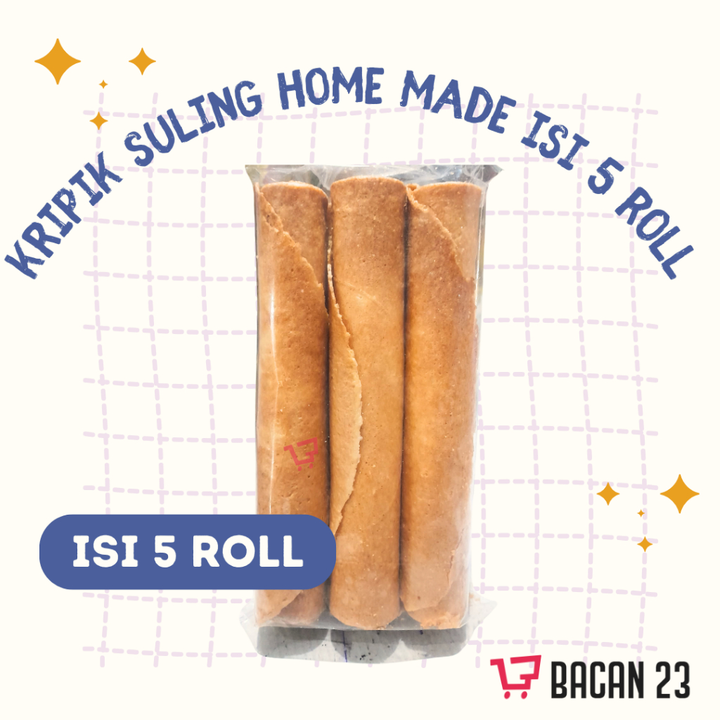 

Kripik Suling Home Made isi 5 Roll - Kripik Roll - Toko Bacan 23
