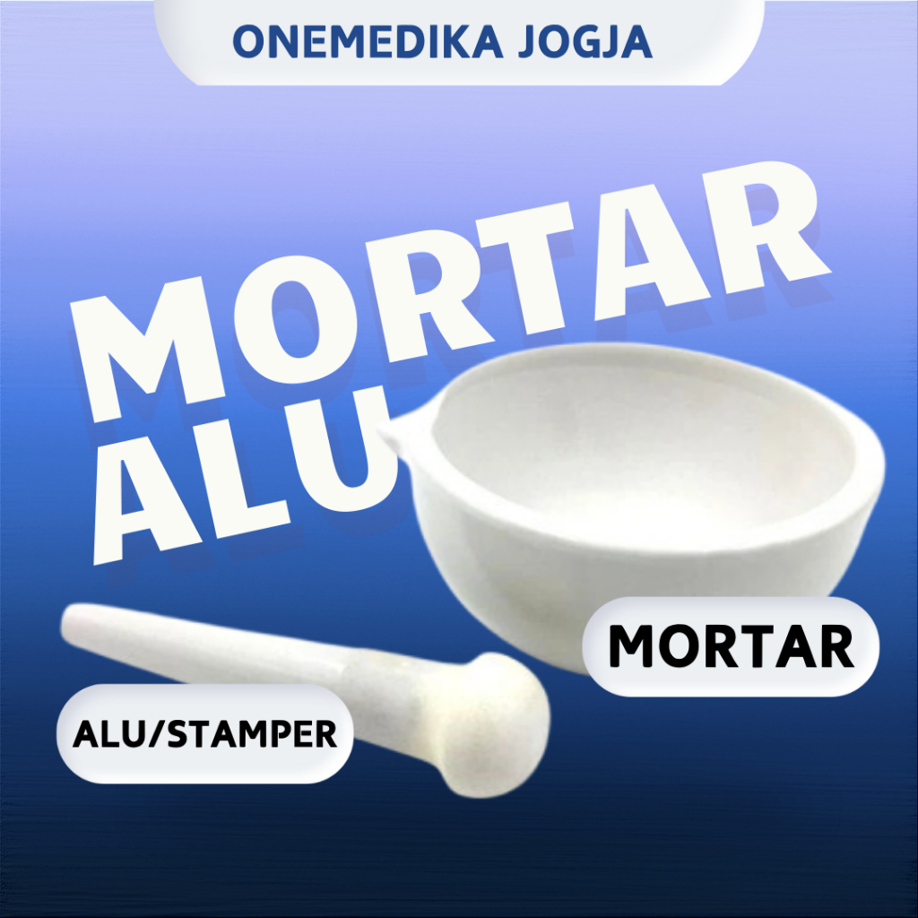 PROMO Mortir Stemper 13cm 10cm 8cm / Mortar Penumbuk Obat + Stemper