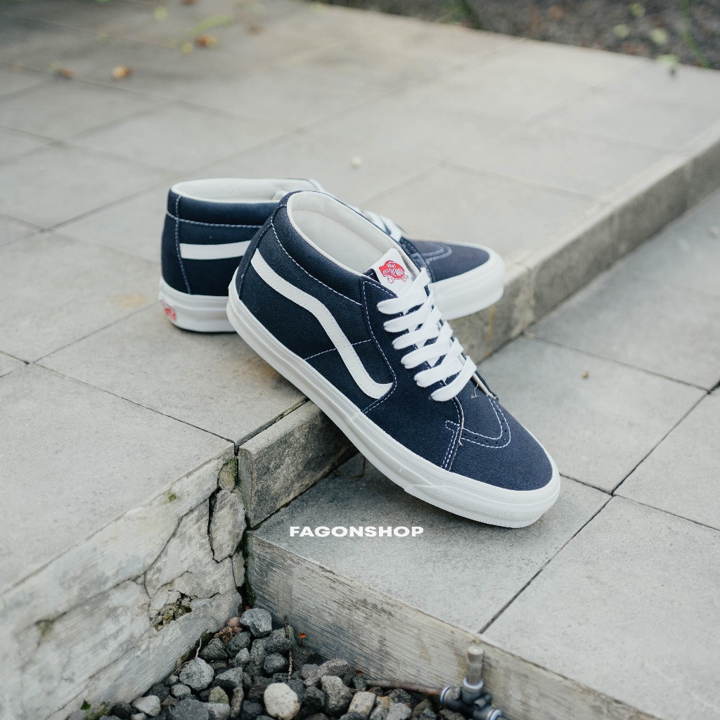 SK8-MID VAULT OG LX NAVY by FAGONSHOP