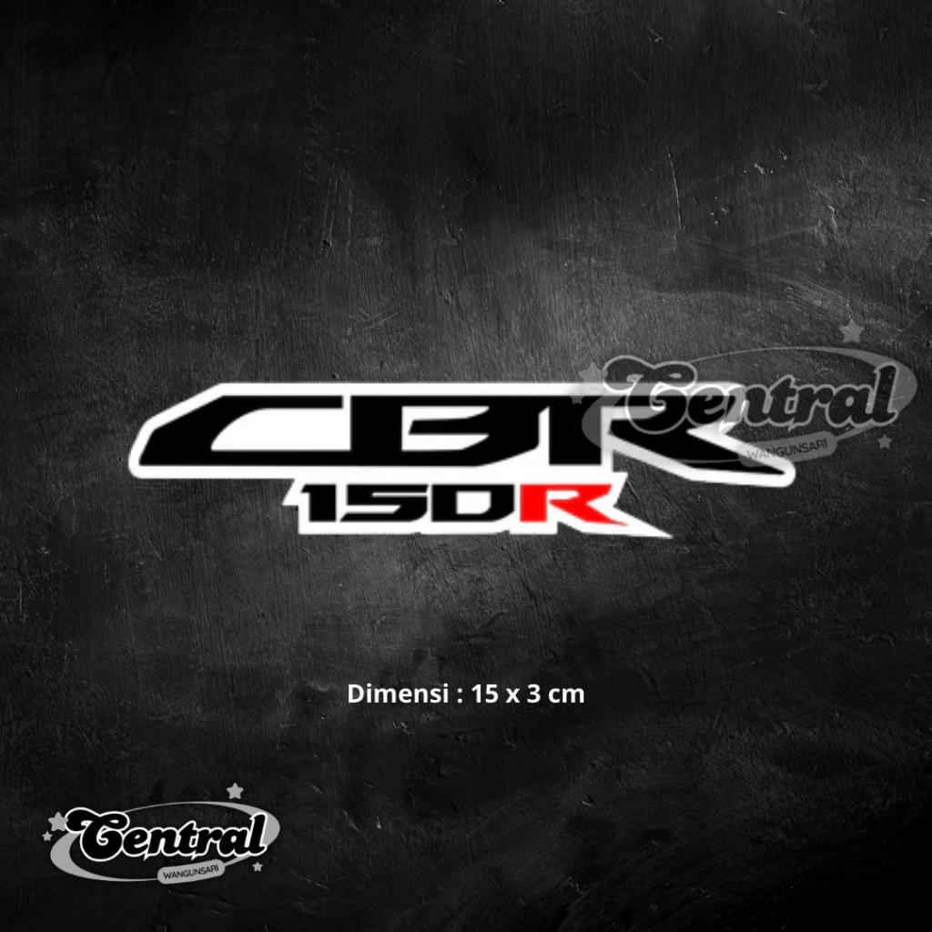 Sticker logo CBR150 cutting sticker HONDA CBR 150 Sticker Cutting Premium Quality
