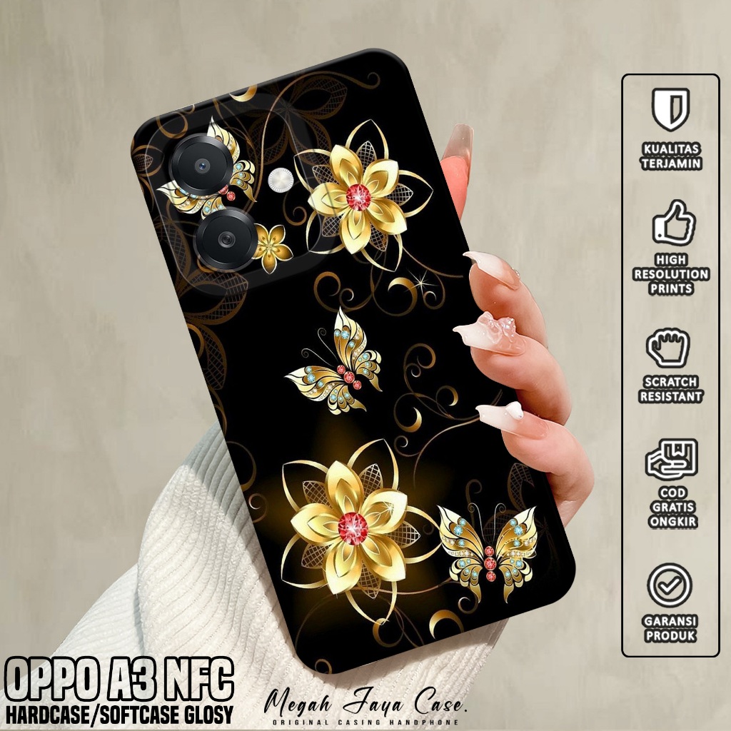 Case Hp OPPO A3 NFC - Casing OPPO A3 NFC Motif KP - Silikon OPPO A3 NFC - Softcase Hp OPPO A3 NFC - 