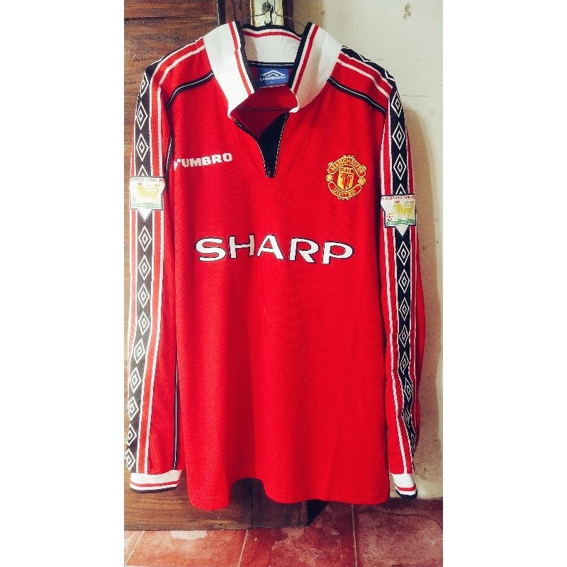 Jersey Manchester United 1999 treble winner