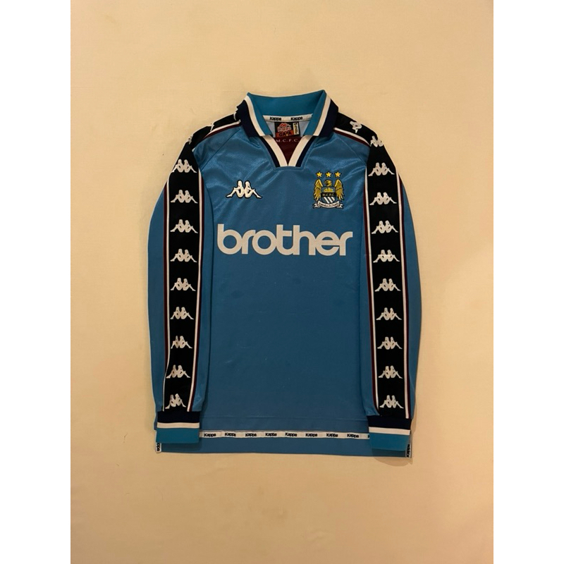Jersey Manchester City Home 97/98 Long Sleeve Brother Original Size M