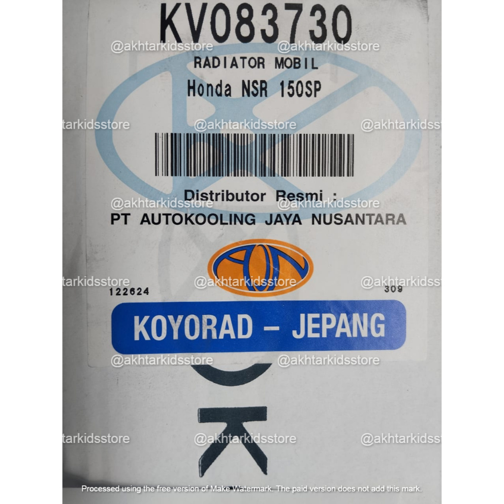 Radiator Honda NSR 150SP Koyorad Racing Full Aluminium