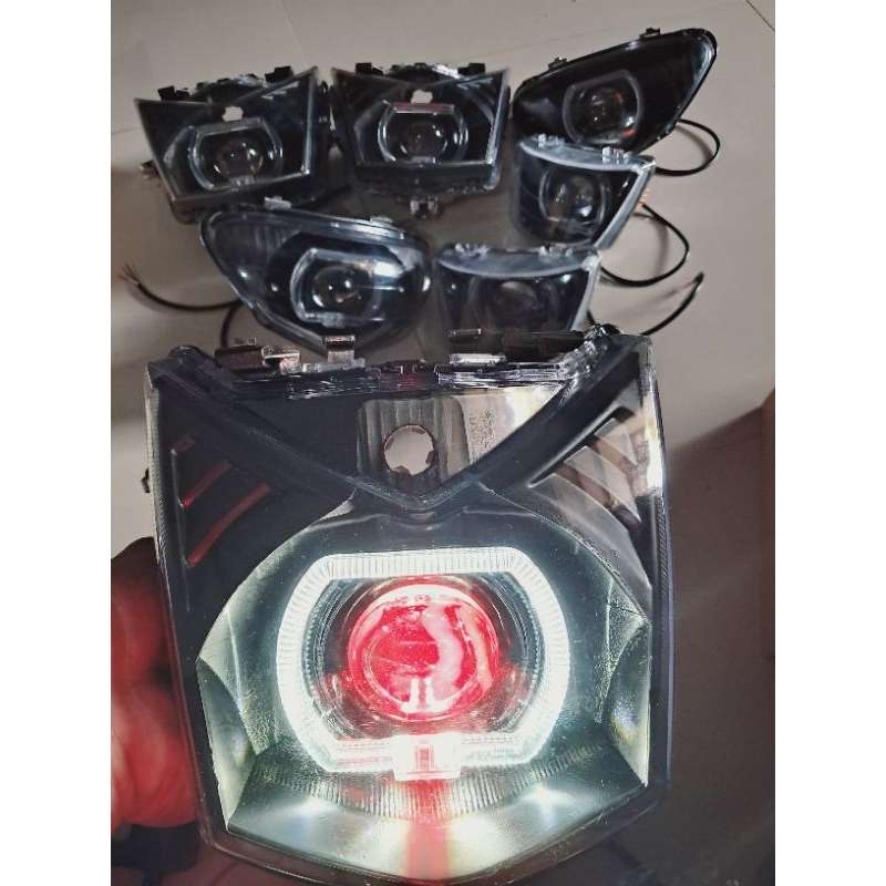Lampu Depan Motor LED Lampu biled BEAT FI LAMPU REFLEKTOR 3 INCHI