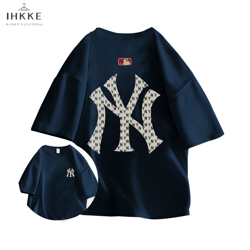 IHKKE Kaos Wanita Baju Oversize Letter Graffiti Korean Style Baju Atasan Wanita Terbaru/Baju Cewek B