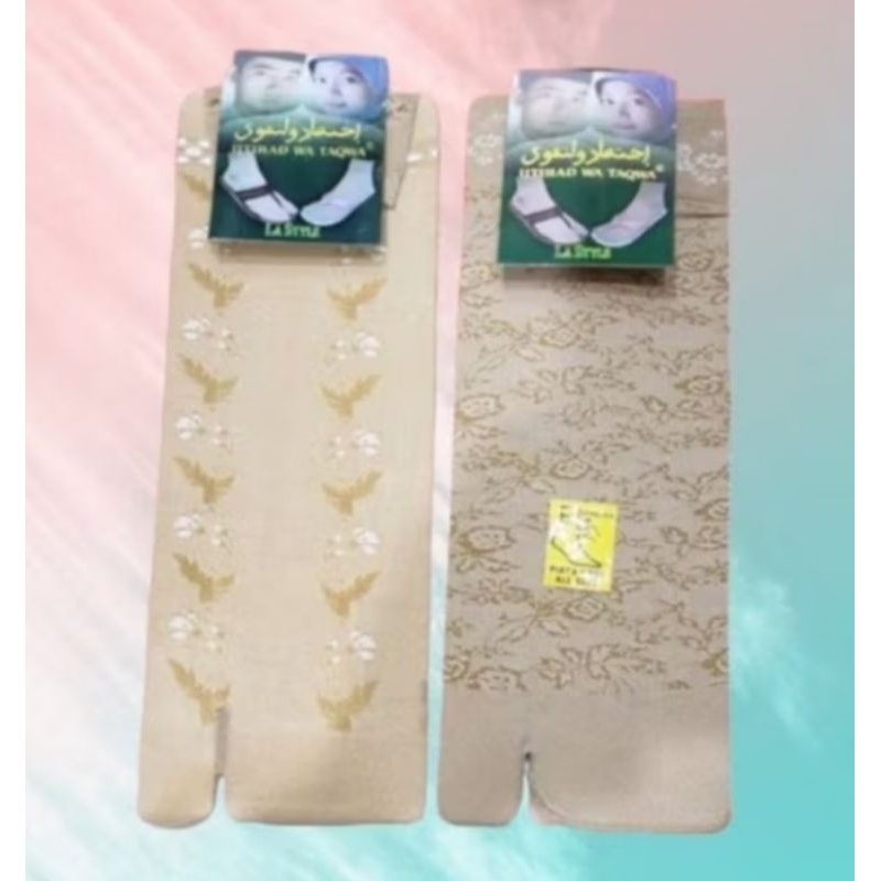 stocking jempol motif halus/stocking ijtihad wa taqwa motif pendek