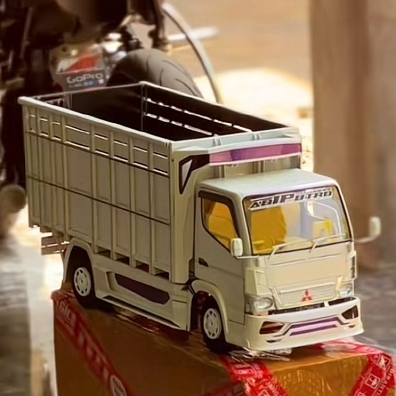 Truk Oleng Full Variasi - RC Miniatur Truk - Truk Oleng Dari Kayu Asli - Mainan Anak