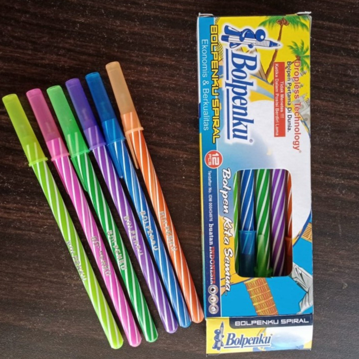 

[1 LUSIN ] PULPEN BOLPENKU GRIP / BOLPENKU SPIRAL