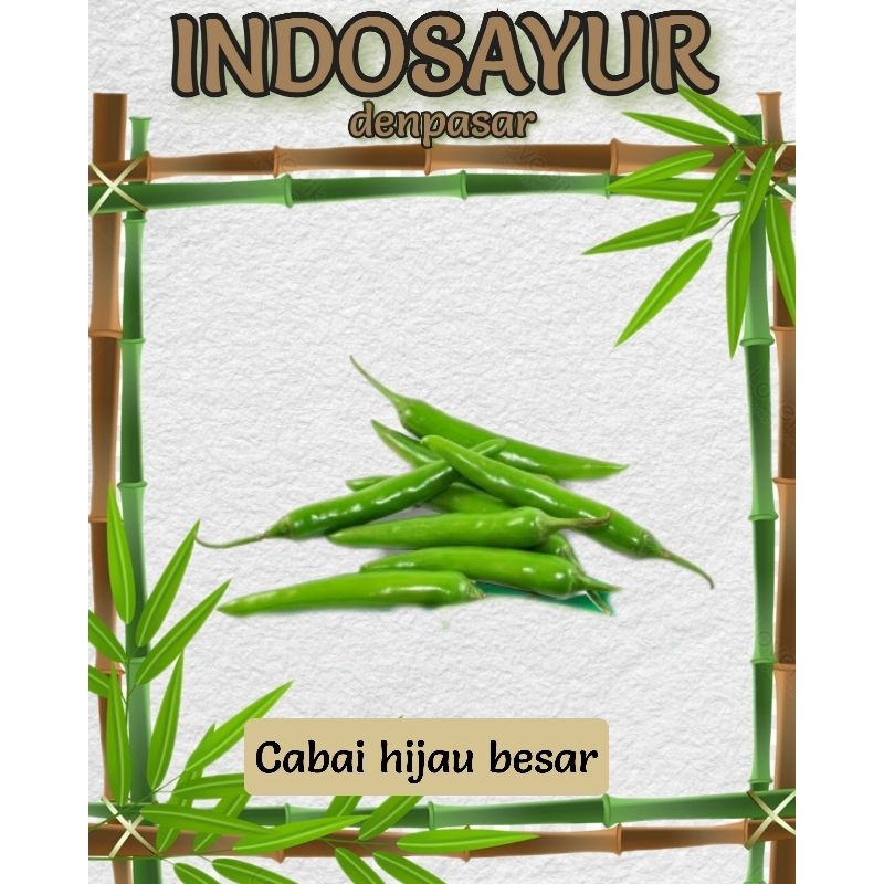 

Cabe ijo besar / Cabai hijau besar _ INDOSAYUR