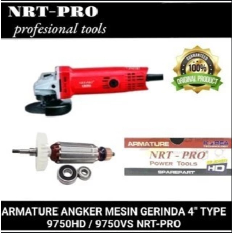 Armature / angker gerinda type 9750HD / 9750VS NRT-PRO original part