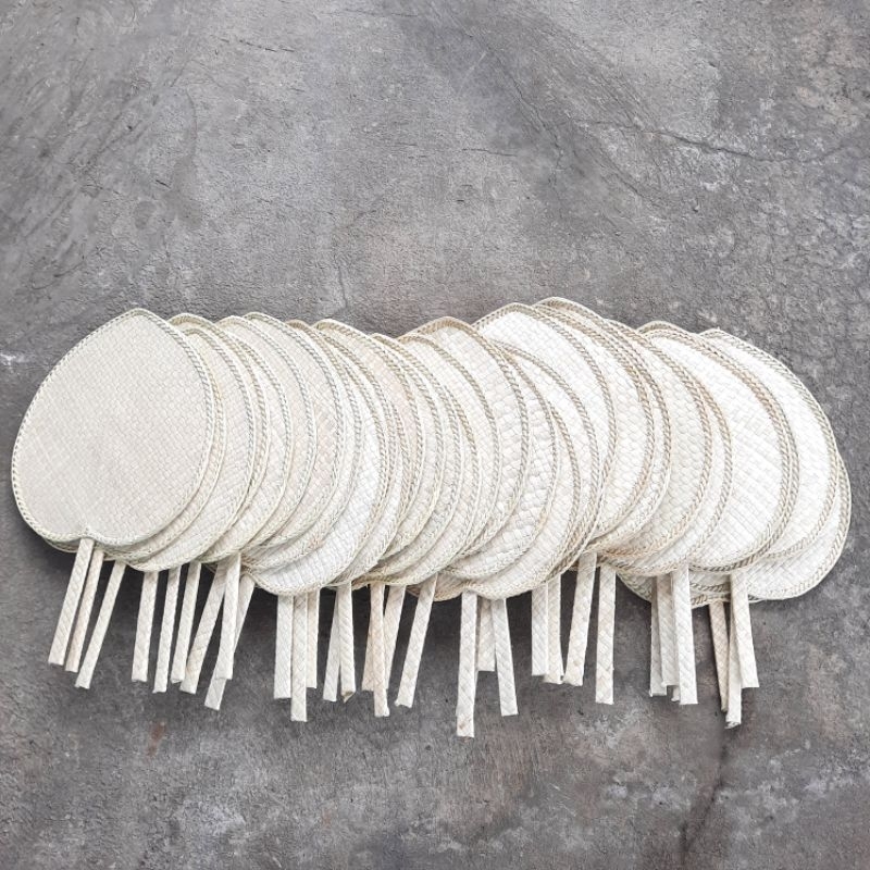 kipas anyaman pandan kipas souvenir pernikahan