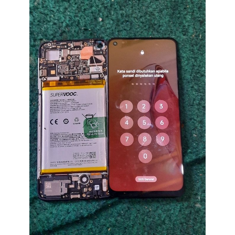 Lcd Oppo Reno 8 Original Copotan Minus