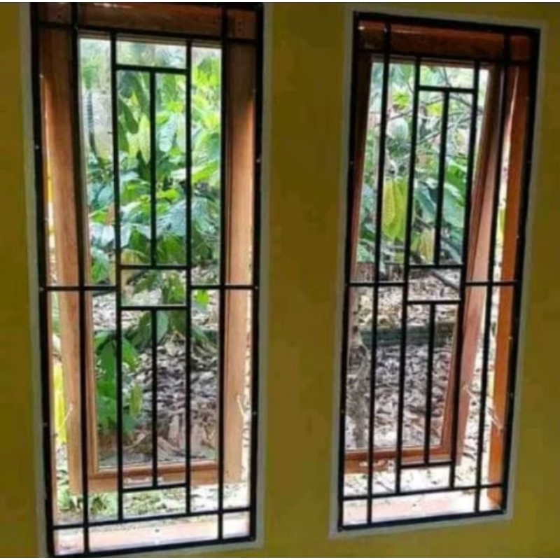 teralis jendela kayu pesanan khusus