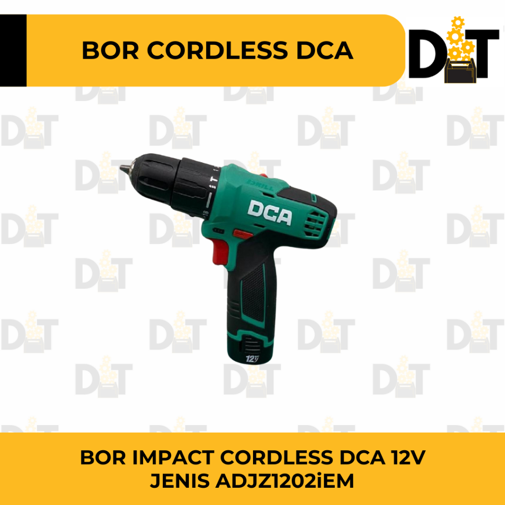 Bor Cordless Merek DCA 12V Tipe ADJZ1202iEM