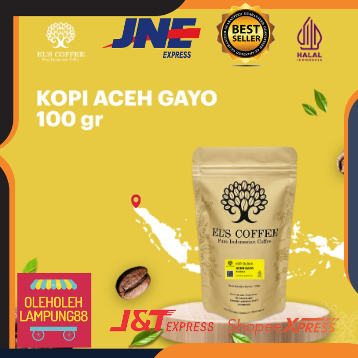 

Els Coffee El's Coffee Lampung Kopi Aceh Gayo Kopi Arabica Kemasan 100Gr Kopi Arabika Kopi Gayo