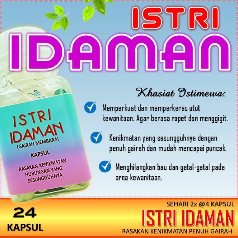 MEGA TOP HERBAL Istri Idaman jamu peningkat pembangkit gairah nafsu wanita paling ampuh madura asli 