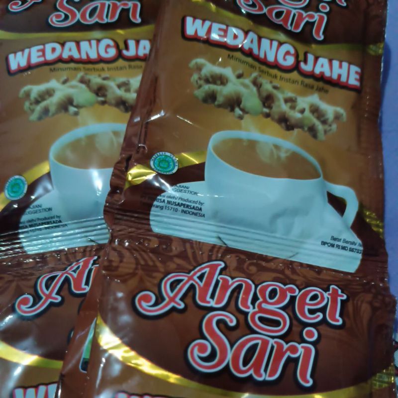

Anget sari wedang jahe renteng