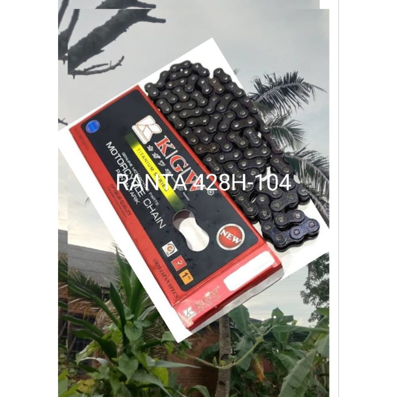 RANTAI MOTOR MEREK KGW 428H-104