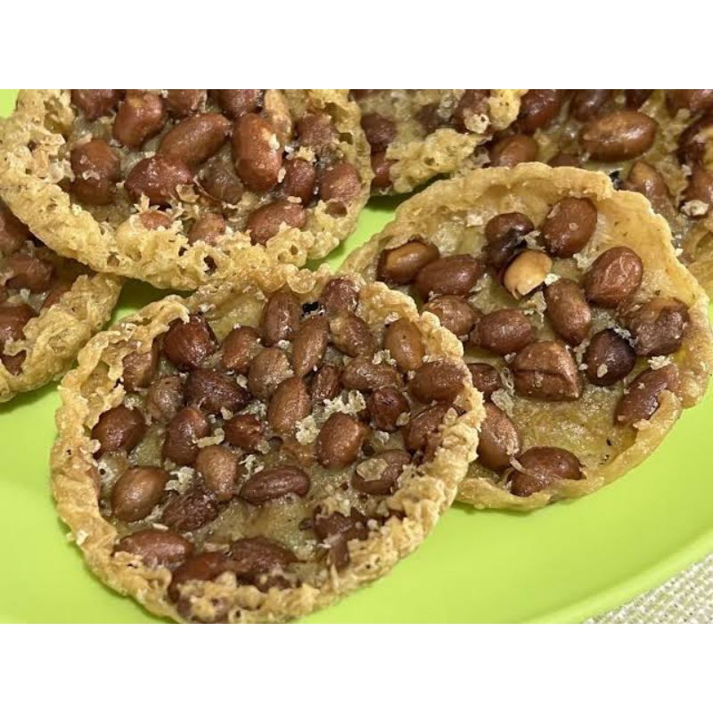 

Peyek Kacang Tanah Gurih Renyah Alum Alum 1/2 Matang 500 gram