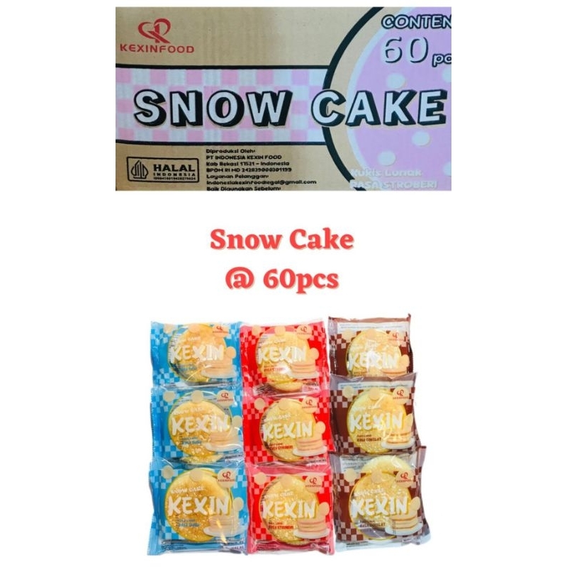 

Roti Snow Cake Kexin Food isi 60 pcs