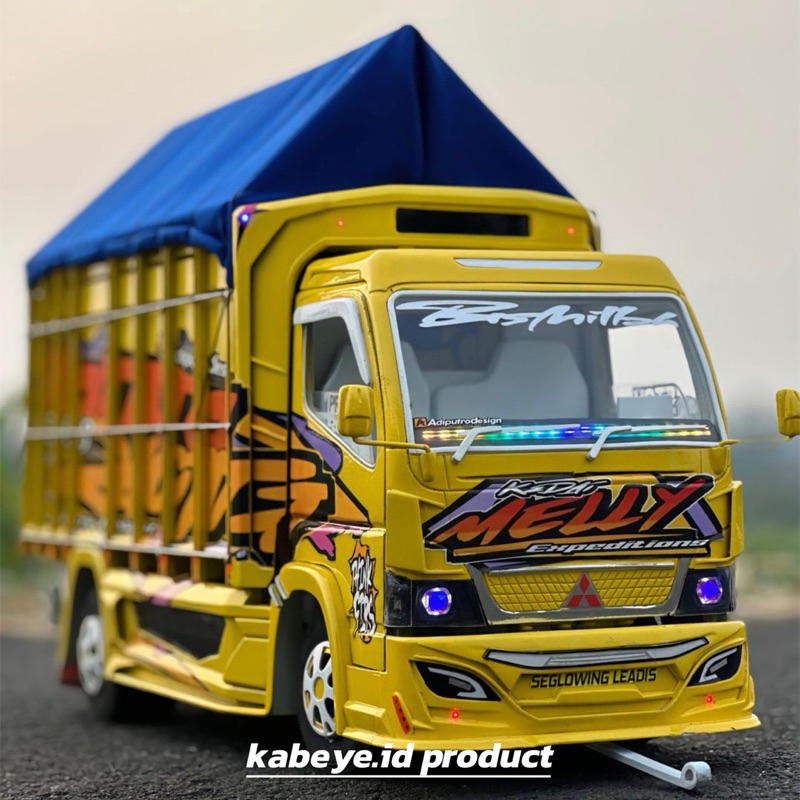 Truk Oleng Full Variasi - RC Miniatur Truk - Truk Oleng Dari Kayu Asli - Mainan Anak