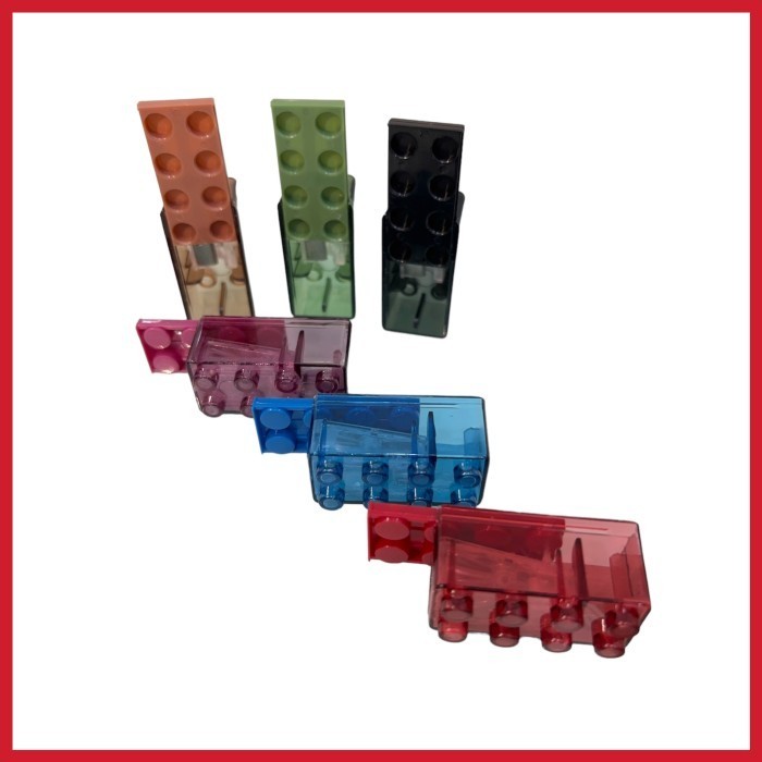 

serutan lego / rautan pensil lego 1 toples 24pcs