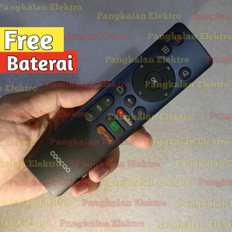 REMOTE TV COOCAA SMART TV ORIGINAL ASLI FREE BATU BATERAI REMOT TV COOCAA SMART TV ORIGINAL Series S