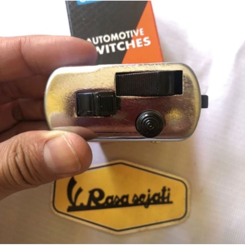 Saklar lampu vespa super sprint bajaj vbb vba vnb original minda saklar 12v 12 volt