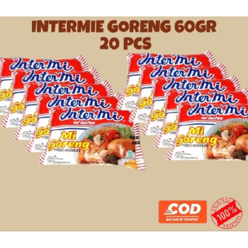 

INTERMIE GORENG/INTERMIE PEDAS/EKOMIE GORENG 20 PCS