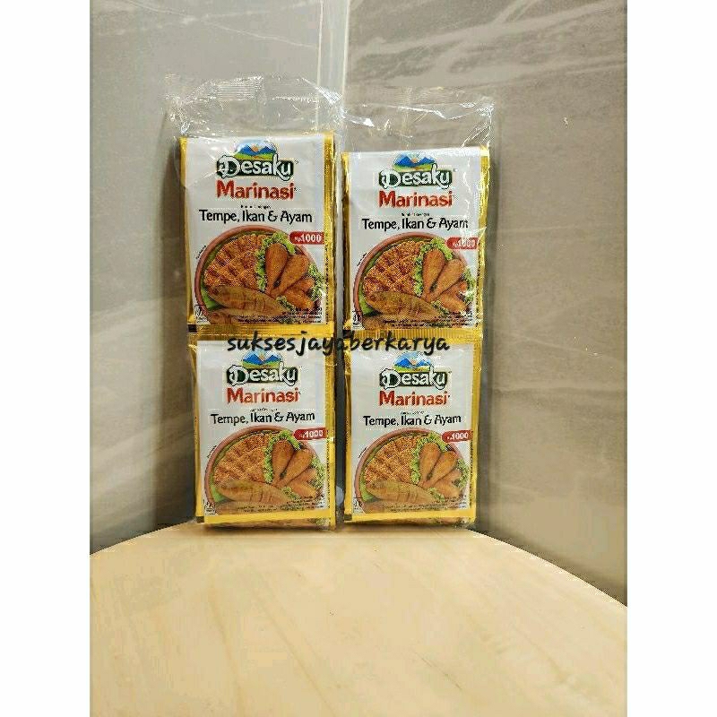 

Desaku bumbu marinasi Tempe, Ikan, Ayam (15gr x 12pc)/ Desaku bumbu marinasi instant murah Surabaya