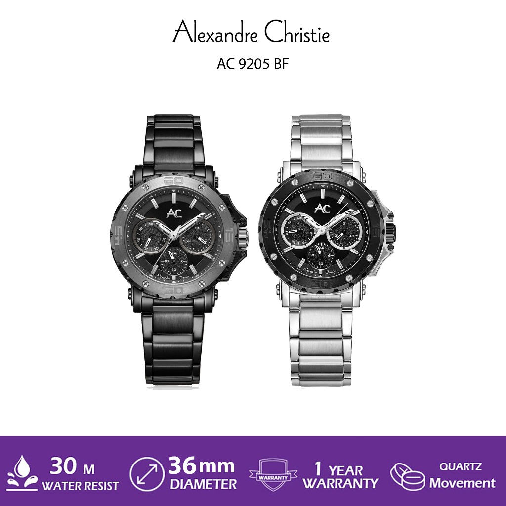 AC 9205 JAM TANGAN COUPLE ALEXANDRE CHRISTIE AC9205 AC COLLECTION ORIGINAL GARANSI RESMI