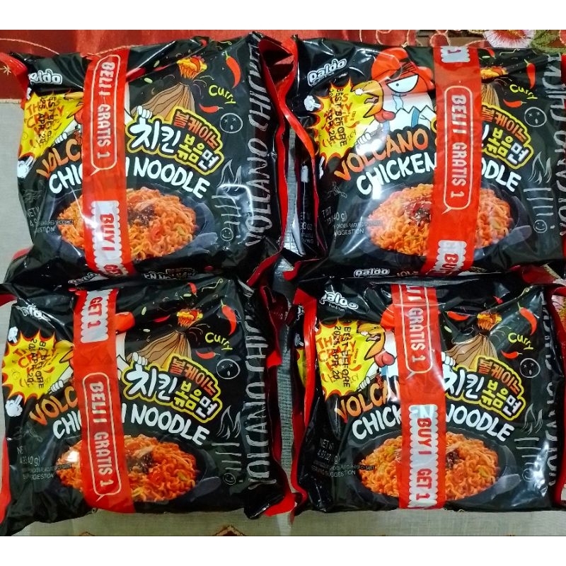 

PROMO BUY 1GET 1 PALDO VOLCANO CHICKEN RAMEN KOREA RAMEN INSTAN KOREAN NOODLE MIE INSTAN KOREA PALDO 140 GRAM