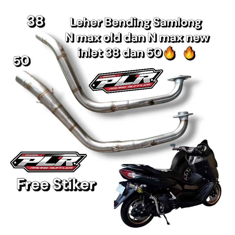 LEHER KNALPOT BENDING COBRA SAMLONG NMAX OLD, NMAX NEW INLET 38 DAN 50