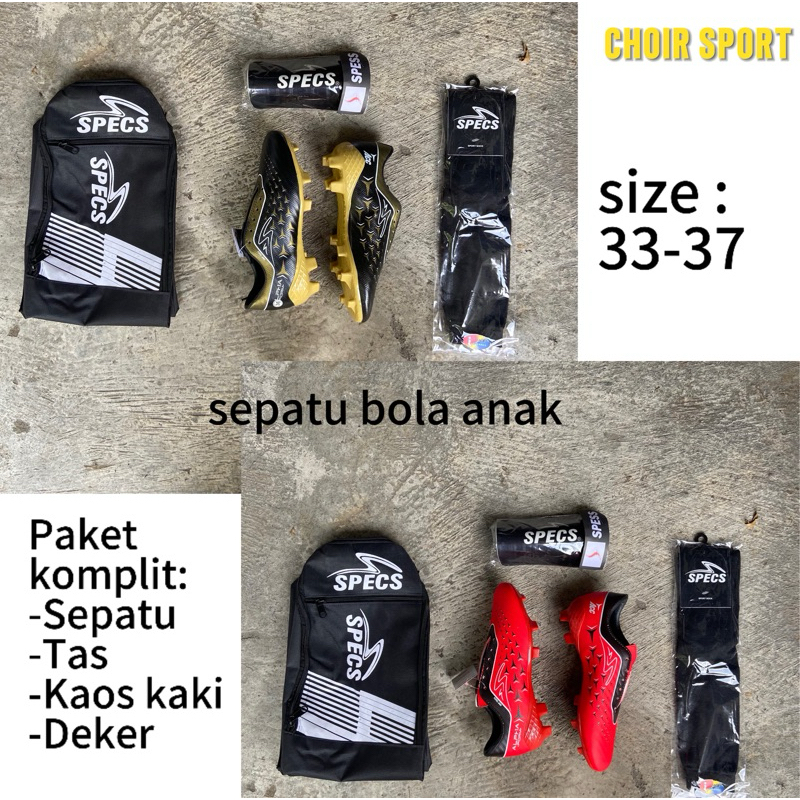 PAKET KOMPLIT SEPATU BOLA ANAK