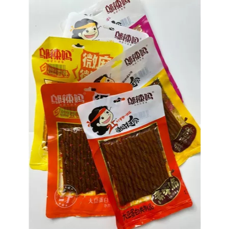 

Cemilan asyik snack china pedas aneka rasa 100g halal