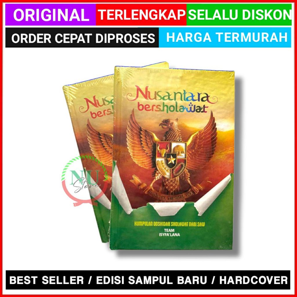 Buku Qosidah / Buku Sholawat Nusantara / Buku Nusantara Bersholawat / Buku Kumpulan Sholawat / Kitab