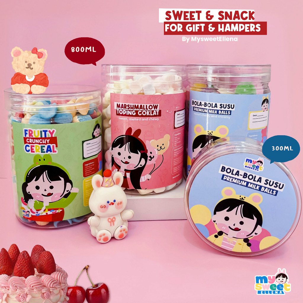 

Sweet & Snack Gift Set - Cereal, Marshmallow, dan Bola Susu (Cocok untuk Hampers atau Hadiah)