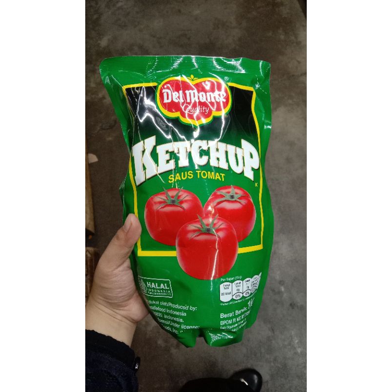 

Delmonte tomat Pouch 1kg, EXP TH 2027