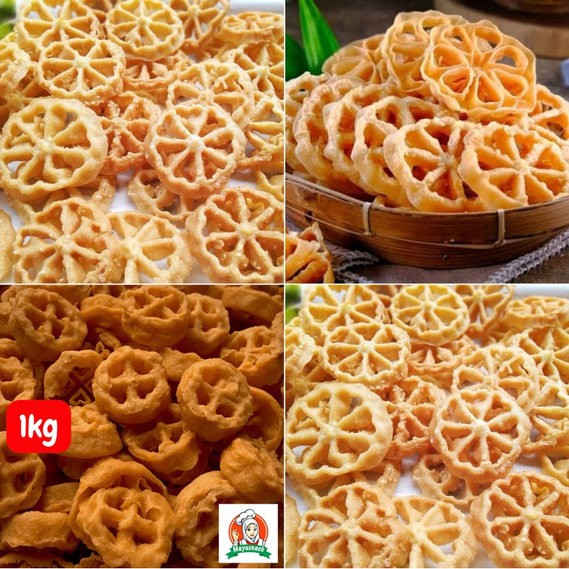 

Kue Kembang Goyang Pedas Manis Daun Jeruk Oleh Oleh Dari Khas Padang 250gram-500gram