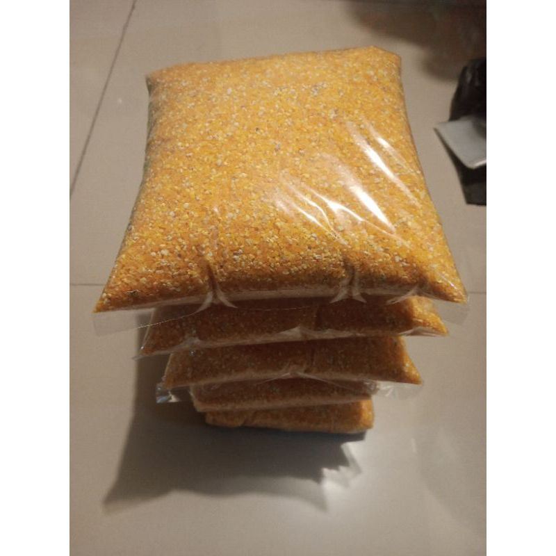 

beras jagung alami murni asli buat diet bisa/1kg kemasan timbangan asli