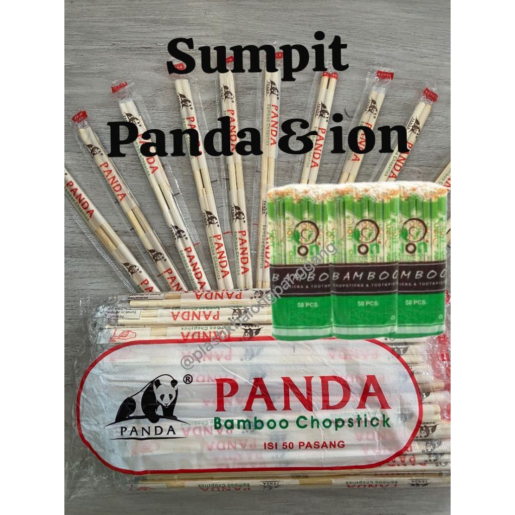 SUMPIT BAMBU ION/panda+TUSUK GIGI/SUMPIT KAYU /SUMPIT PREMIUM/SUMPIT MEREK ION