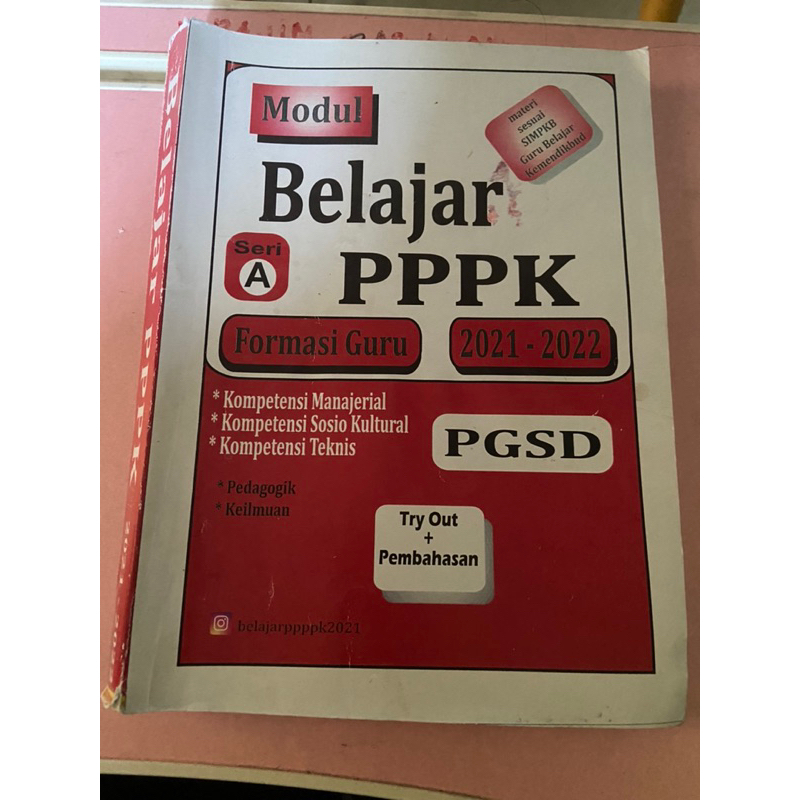 Modul Belajar PPPK 2021-2022 Formasi Guru PGSD